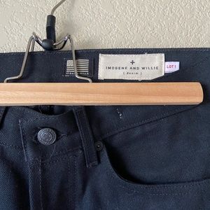 Imogene + Willie Willie Black lot 1 selvage denim